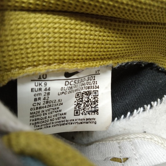 Nike Shoes Mens Size 10 Air Max Pre-Day Blue Gray DC5330-301 Running Sneakers - Picture 8 of 10